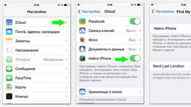„Nájsť iPhone“: ako povoliť alebo zakázať funkciu, vyhľadať stratený iPhone alebo iPad Kde je telefón iPhone
